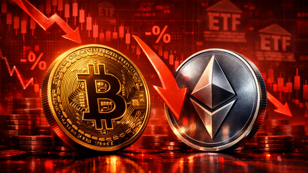 Bitcoin ETFs Lose $410M, Ethereum $113M as Every Fund Turns Red