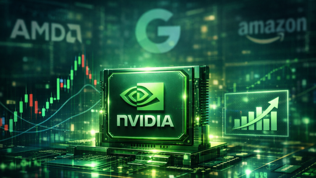 Previsión de acciones de NVIDIA a la espera de los resultados de AMD, Google y Amazon