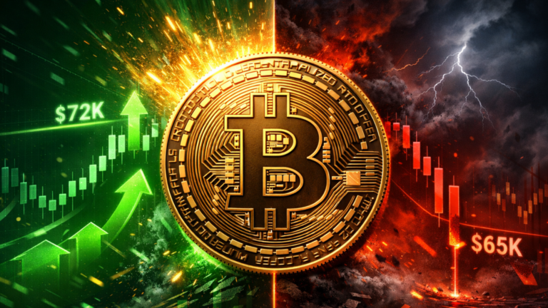 การคาดการณ์ราคา Bitcoin: BTC จะทะลุ 72,000 ดอลลาร์ หรือจะถูกสภาพคล่องกวาดที่ 65,000 ดอลลาร์?