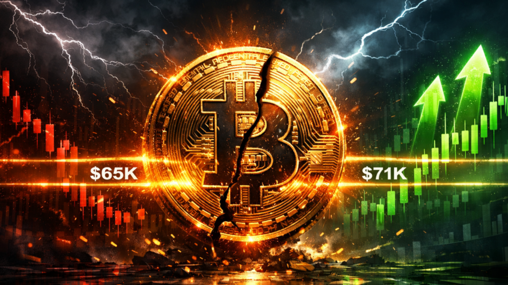 Bitcoin Price Trapped in $65K–$71K Zone After 30% Crash: Breakout Soon?