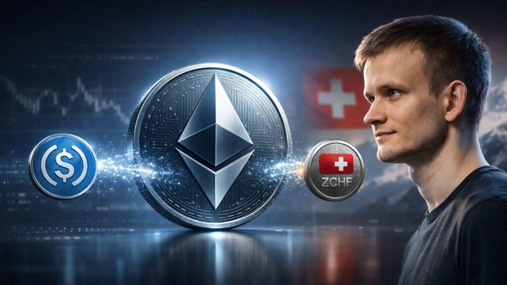 Ethereum News: Vitalik Buterin Swaps $198K USDC for ZCHF Stablecoin