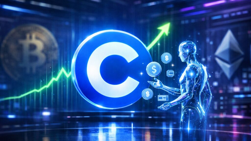 COIN Stock Up 5% As Coinbase Prepares for Crypto Payments With AI Agents