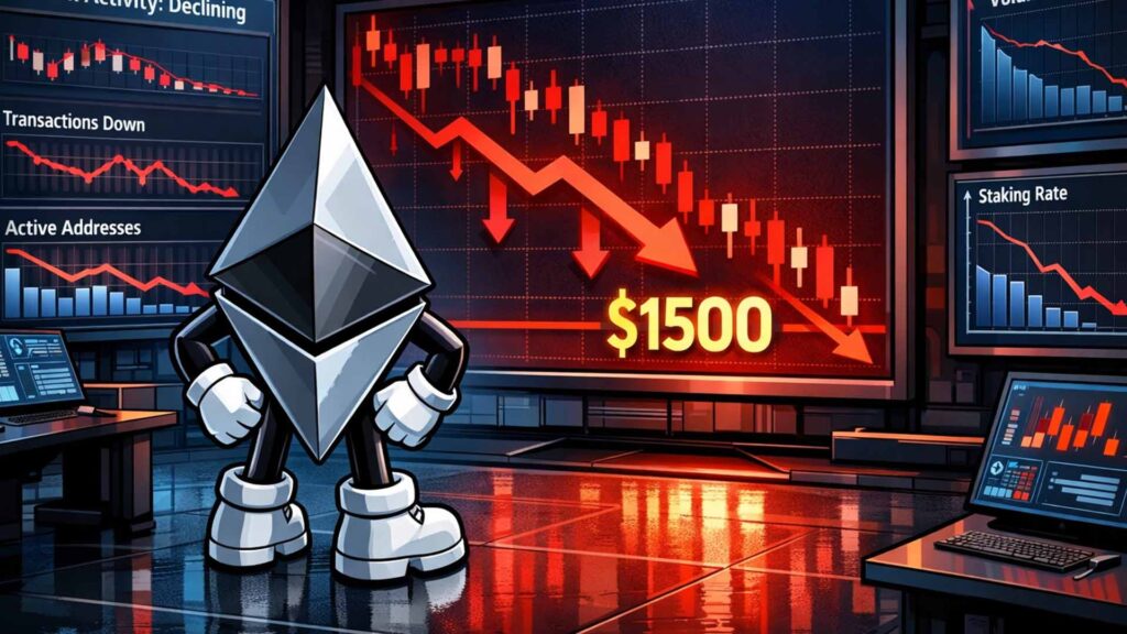 Ethereum Price Prediction: ETH Crypto Could Drop to $1,500 by 2026