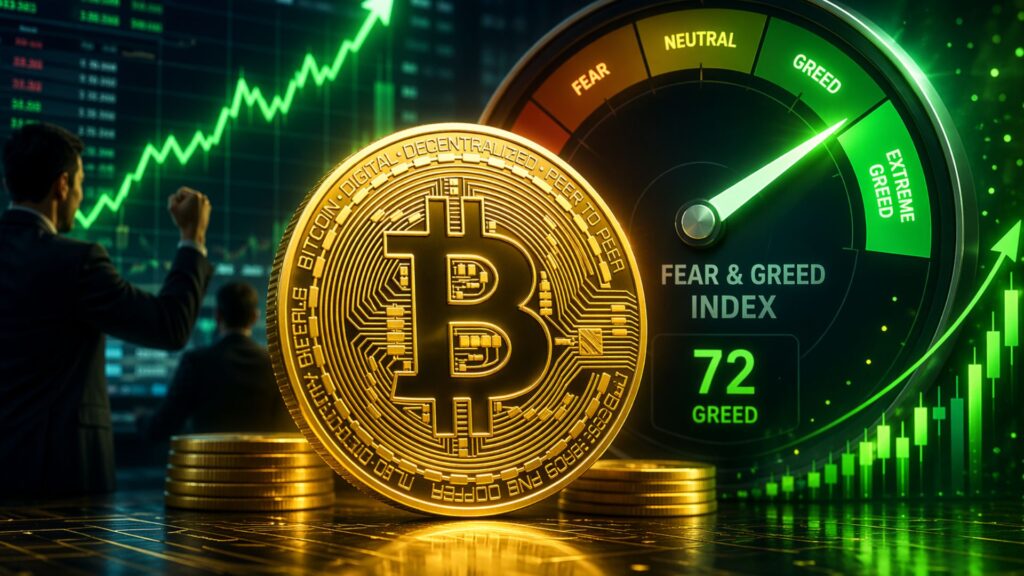 Predicción del precio del Bitcoin mientras el Índice de Miedo y Codicia de las Criptomonedas se vuelve verde