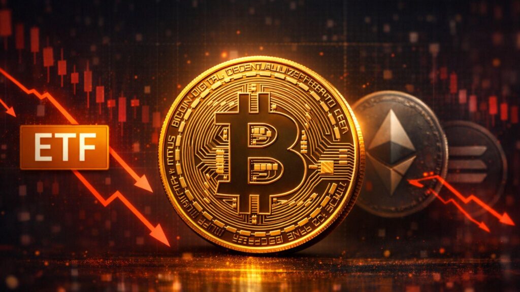 Bitcoin ETFs Lose $159M as Ethereum, SOL Follow With Outflows