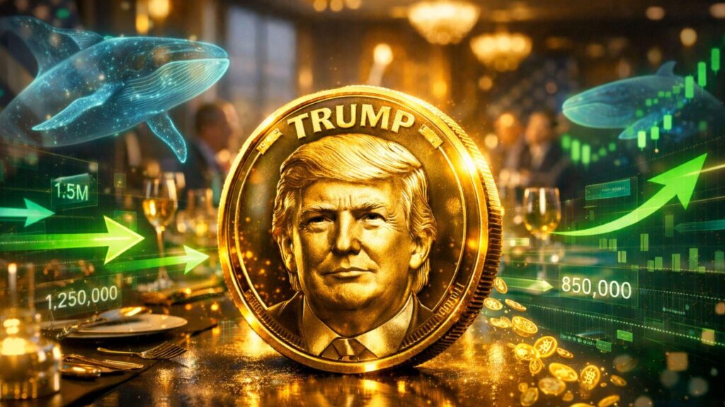 Whales Are Accumulating TRUMP Memecoin Again for Trump’s Luncheon