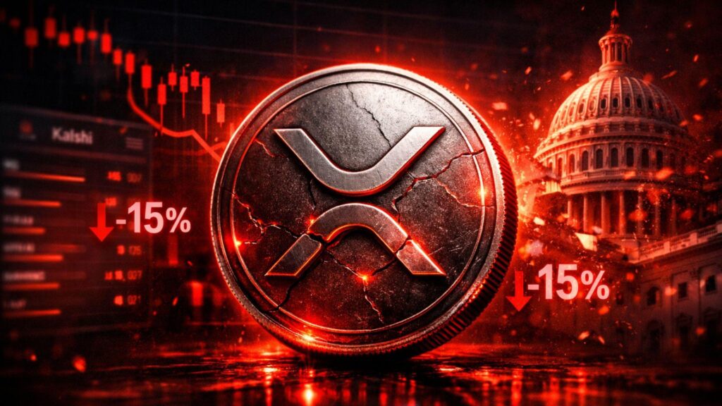 XRP Price at Risk of a 15% Crash as Odds of CLARITY Act Passing Falls on Kalshi