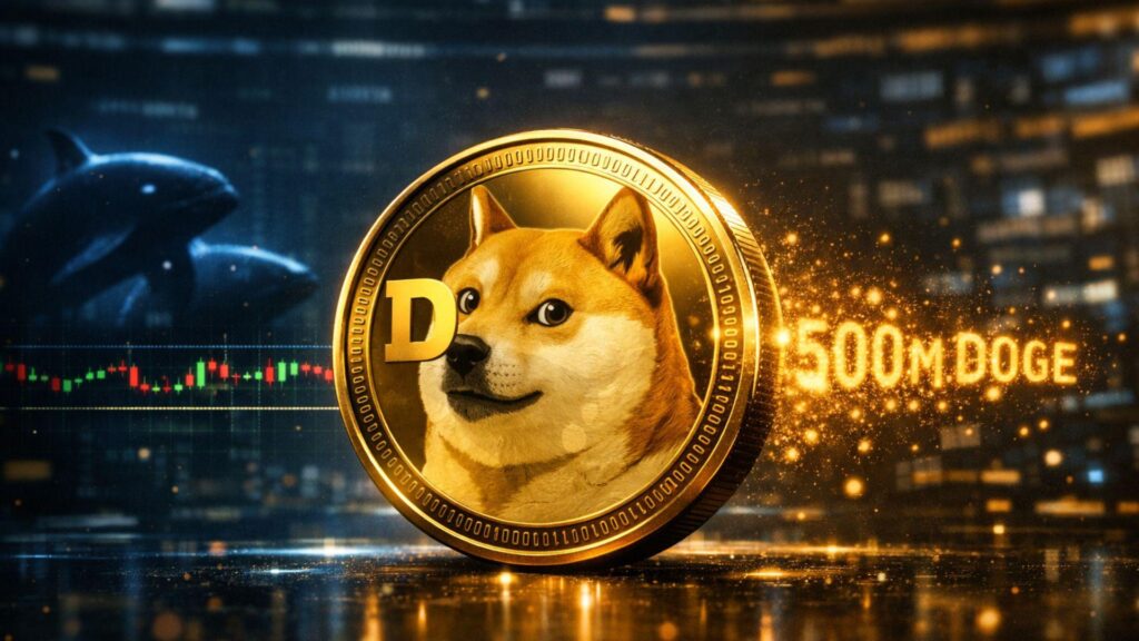Dogecoin Price Holds Tight Range as Whales Add 500M DOGE