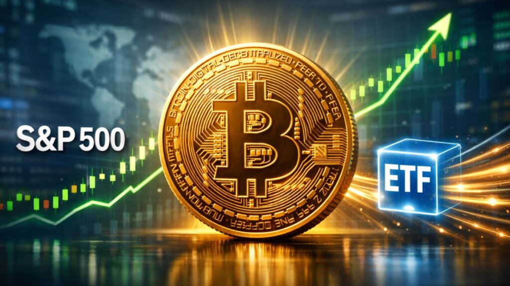 El índice S&P 500 alcanza el ATH: ¿Le seguirá el precio del Bitcoin a medida que aumenten las entradas en los ETF?