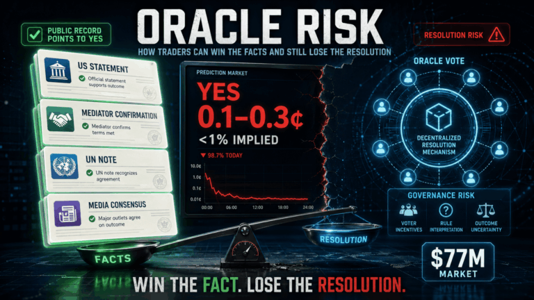 Oracle Risk: How Traders Win the Fact but Lose the Resolution