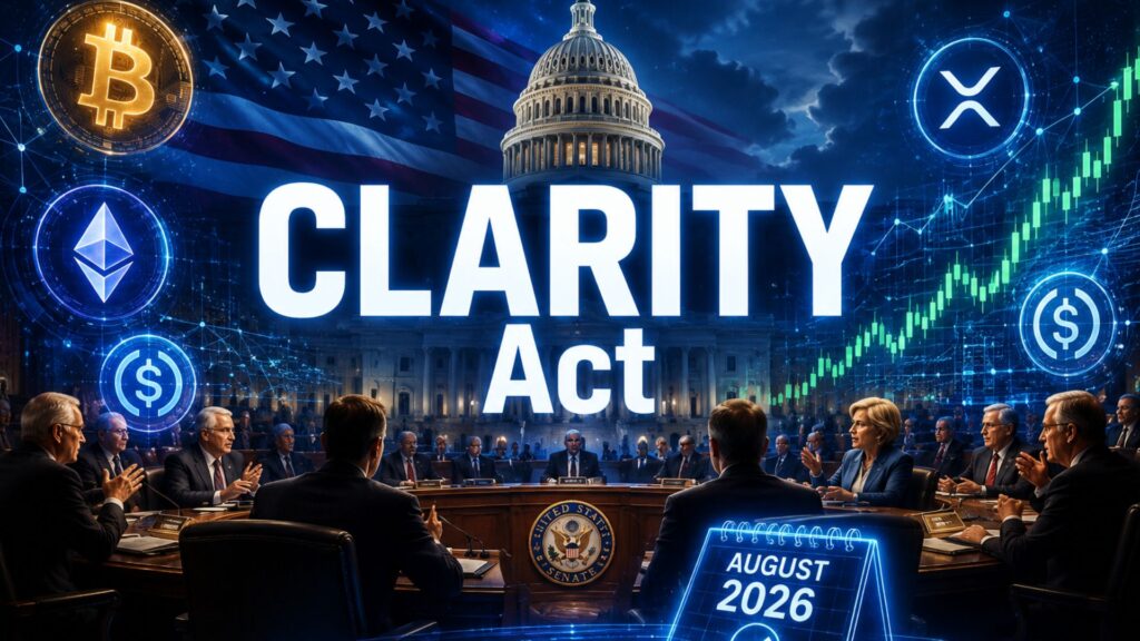 CLARITY Act Update: Senate Eyes Crypto Market Bill Pass By Aug 2026