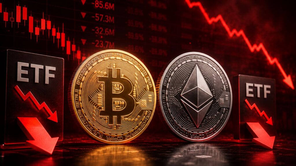 Bitcoin ETFs See $277M Outflows as Ethereum ETFs Also Turn Negative