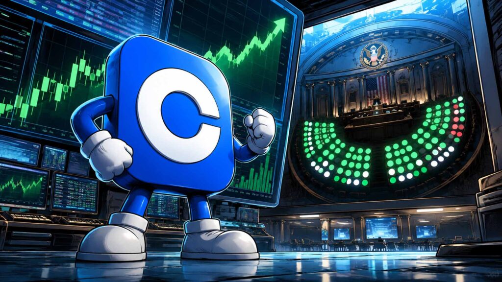 Прогноз по акциям Coinbase: аналитик предсказывает 25%-ный рост в преддверии голосования CLARITY