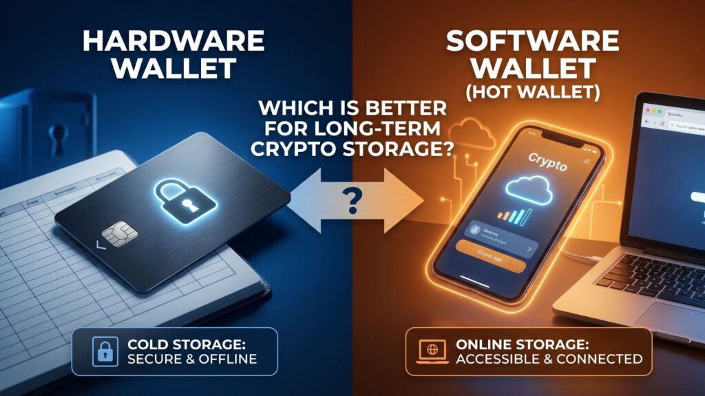Hardware Wallet vs Software Wallet: Best Way to Store Crypto Long-Term 