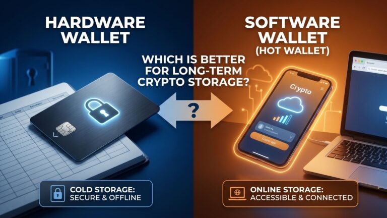 Hardware Wallet vs Software Wallet: Best Way to Store Crypto Long-Term 