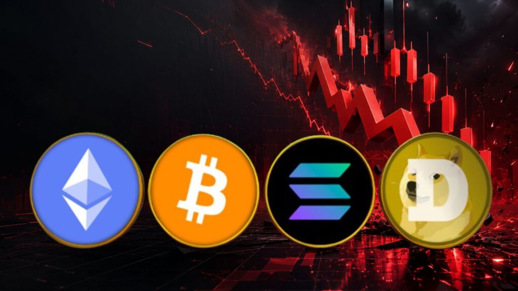 Kryptomarkt-Crash vertieft sich durch Bitcoin-Wal-Verkäufe und steigende Furcht