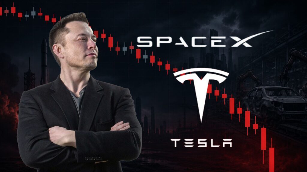 อีลอน มัสก์ สูญเสียเงิน 600 พันล้านดอลลาร์ หลังหุ้น SpaceX และ Tesla ร่วงลงอย่างหนัก