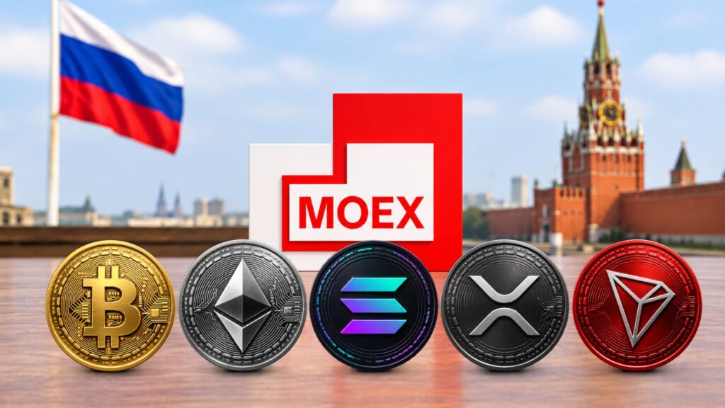 Crypto News: MOEX to Launch BTC, ETH, SOL, XRP, TRX Perpetuals