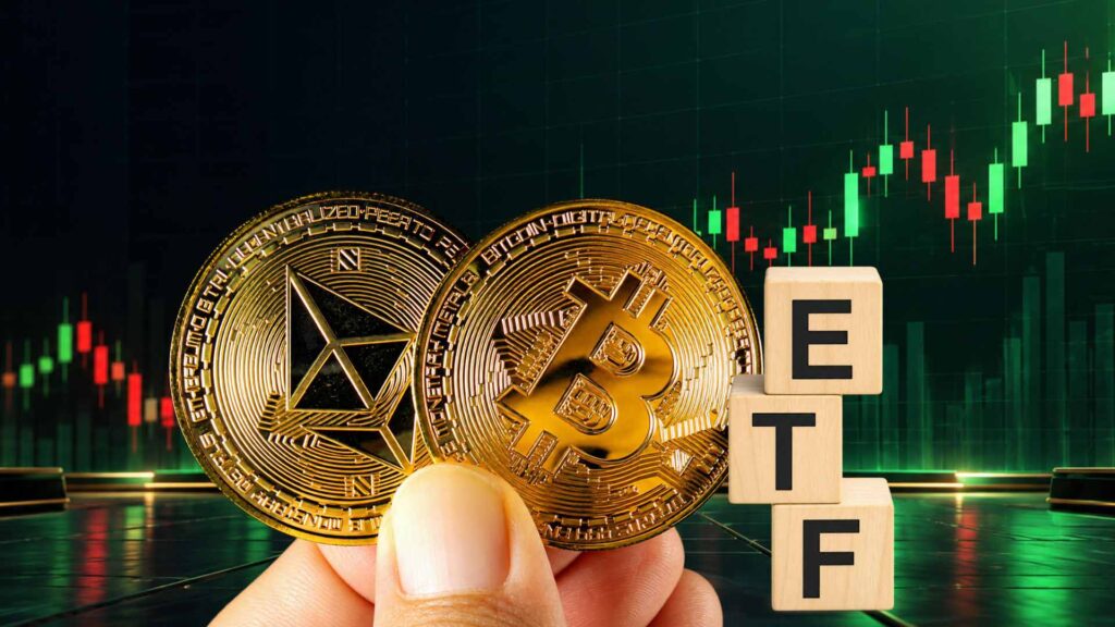 Krypto-ETFs zeigen Plus, da Bitcoin 176 Mio. US-Dollar abzieht und Ethereum 24,8 Mio. US-Dollar hinzukommen