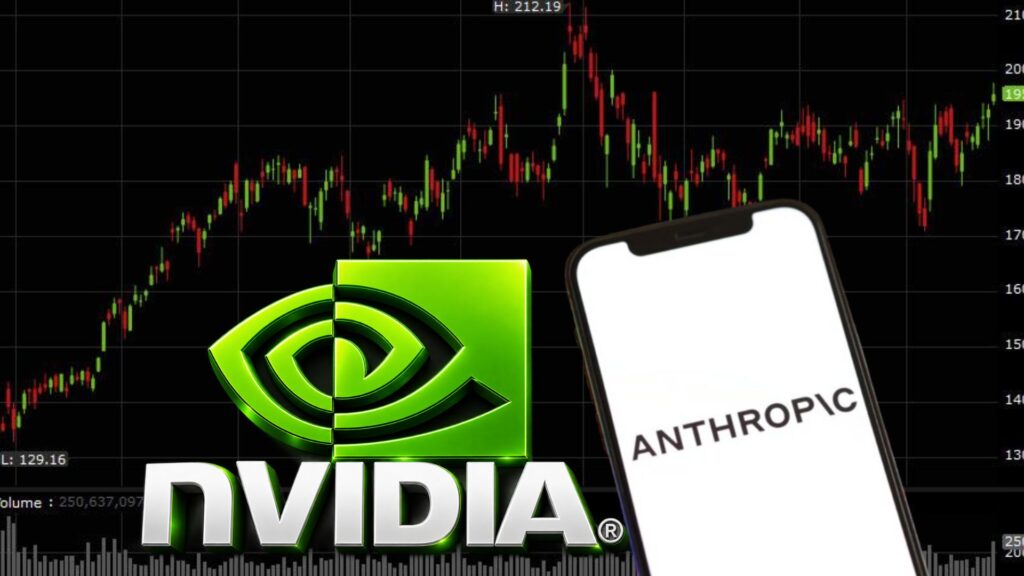 Акции Nvidia падают на 9% из-за замедления роста Anthropic: впереди $200?